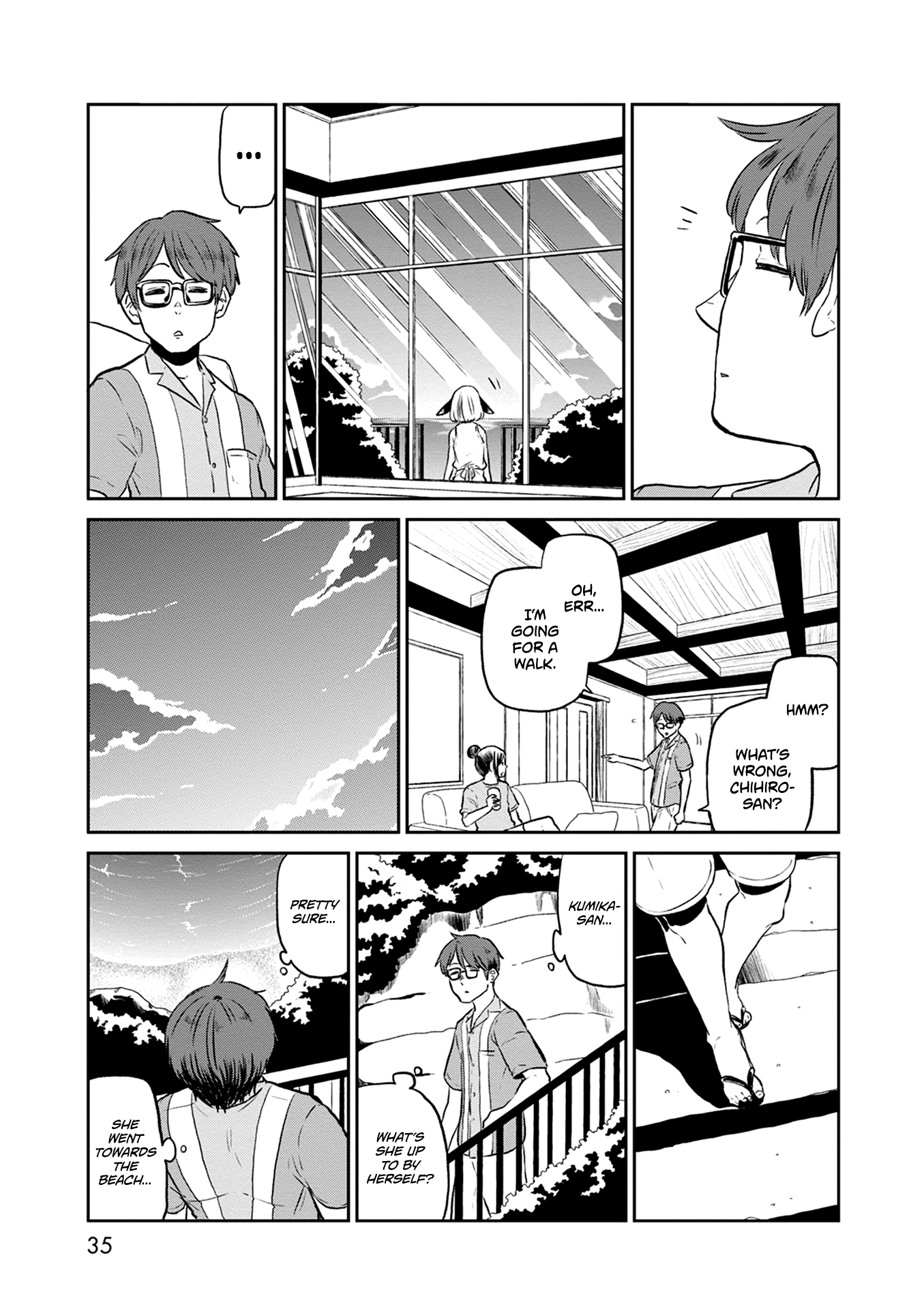 Kumika no Mikaku Chapter 28 page 35 - Chapter 28: Party at the Beach