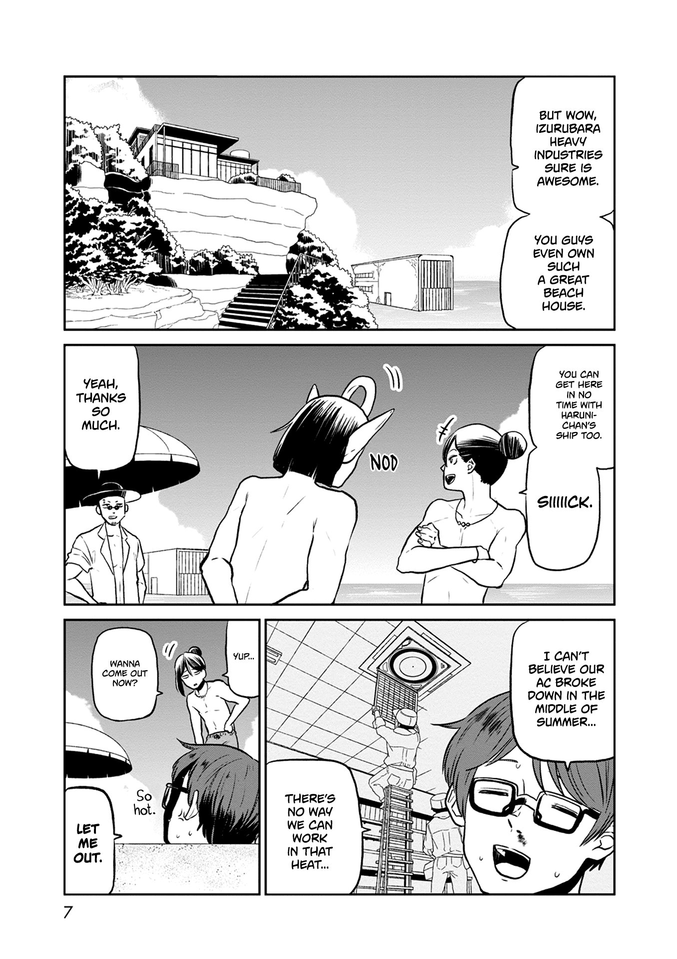 Kumika no Mikaku Chapter 28 page 7 - Chapter 28: Party at the Beach