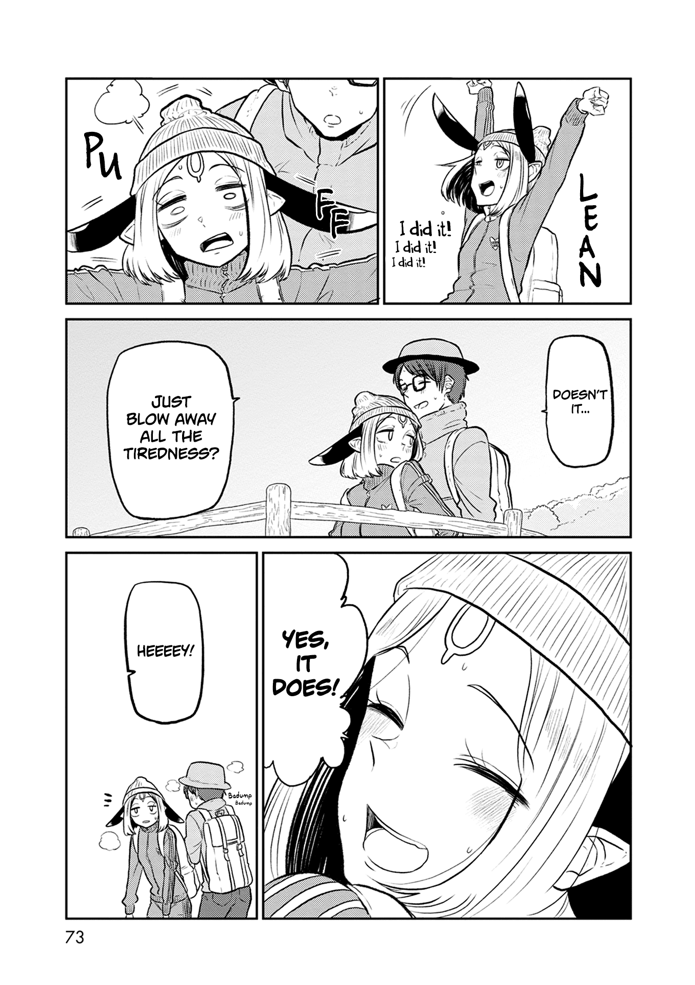 Kumika no Mikaku Chapter 35 page 17 - Chapter 35: The Fall Mountain, Hike!