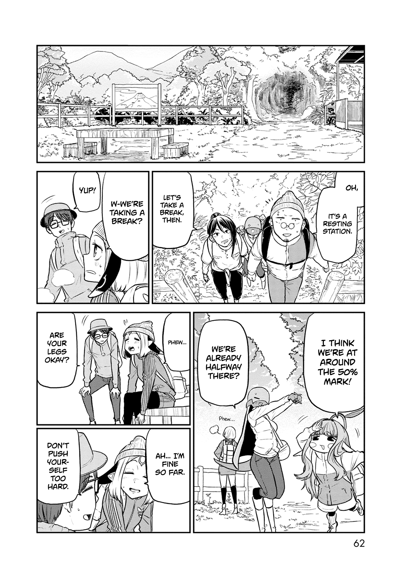 Kumika no Mikaku Chapter 35 page 7 - Chapter 35: The Fall Mountain, Hike!