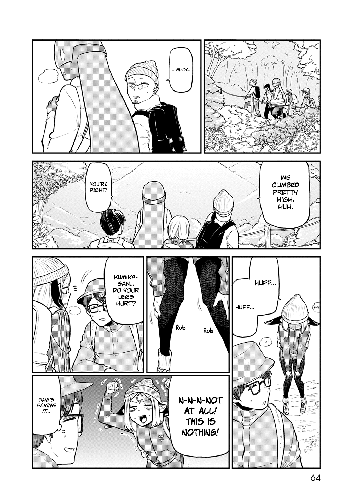 Kumika no Mikaku Chapter 35 page 9 - Chapter 35: The Fall Mountain, Hike!