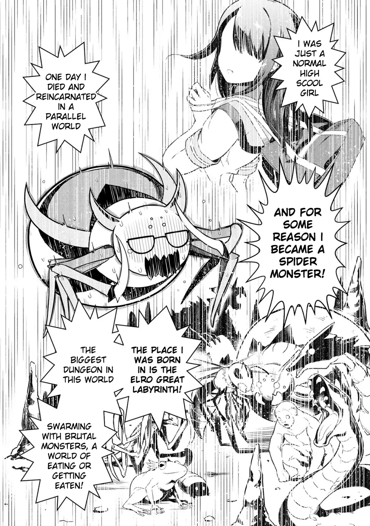 Kumo Desu ga, Nani ka? Daily Life of the Four Spider Sisters Chapter 1 page 4 - Chapter 1