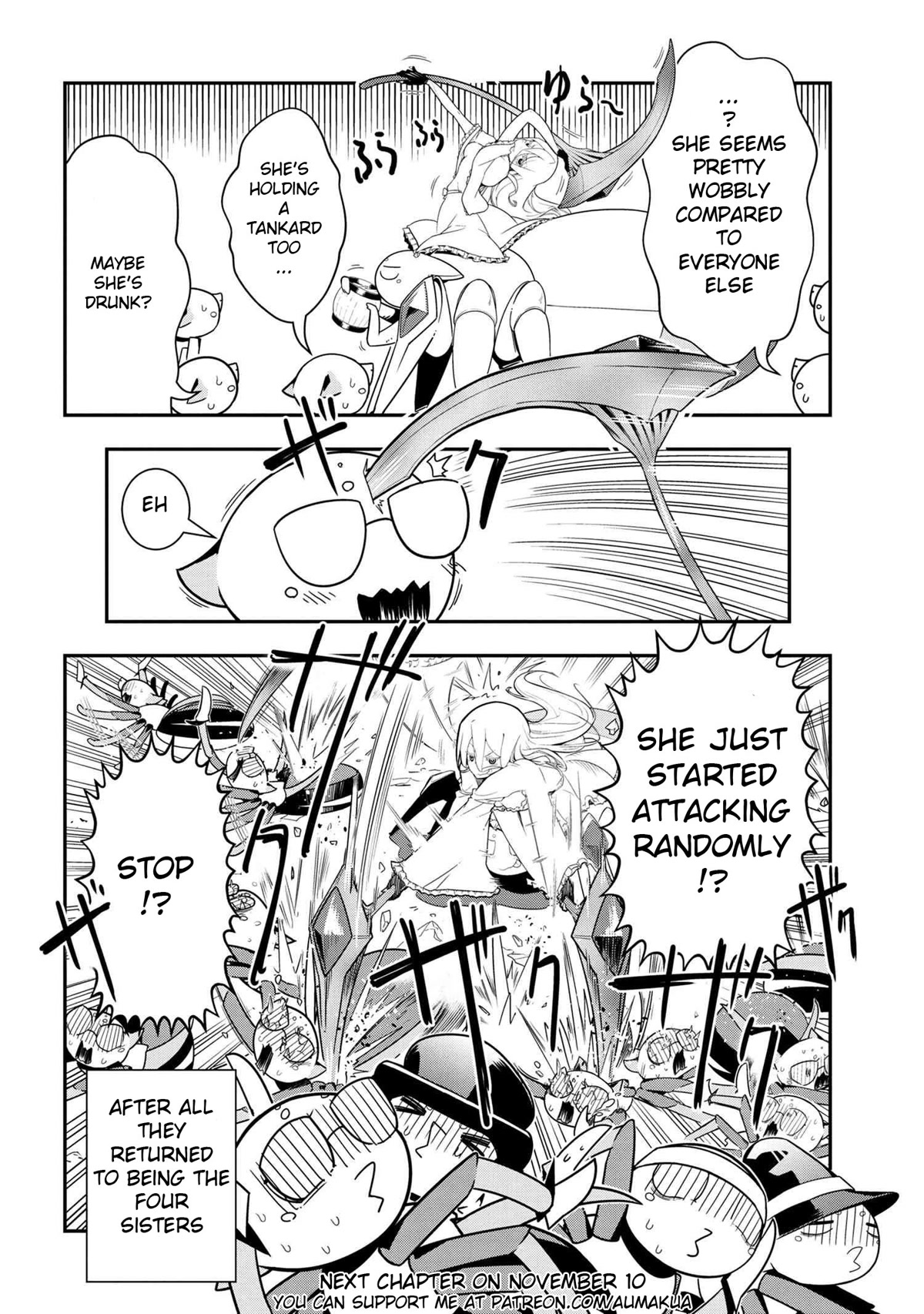 Kumo Desu ga, Nani ka? Daily Life of the Four Spider Sisters Chapter 100 page 8 - Chapter 100
