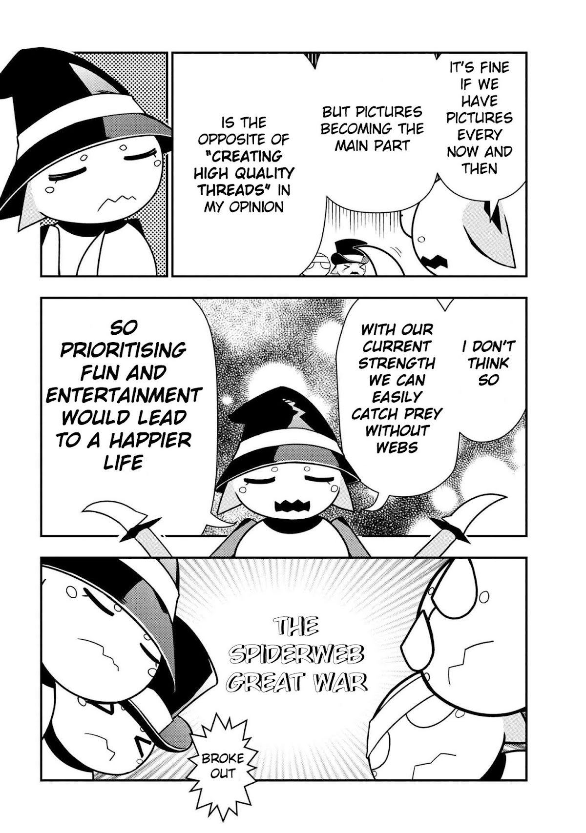 Kumo Desu ga, Nani ka? Daily Life of the Four Spider Sisters Chapter 26 page 6 - Chapter 26