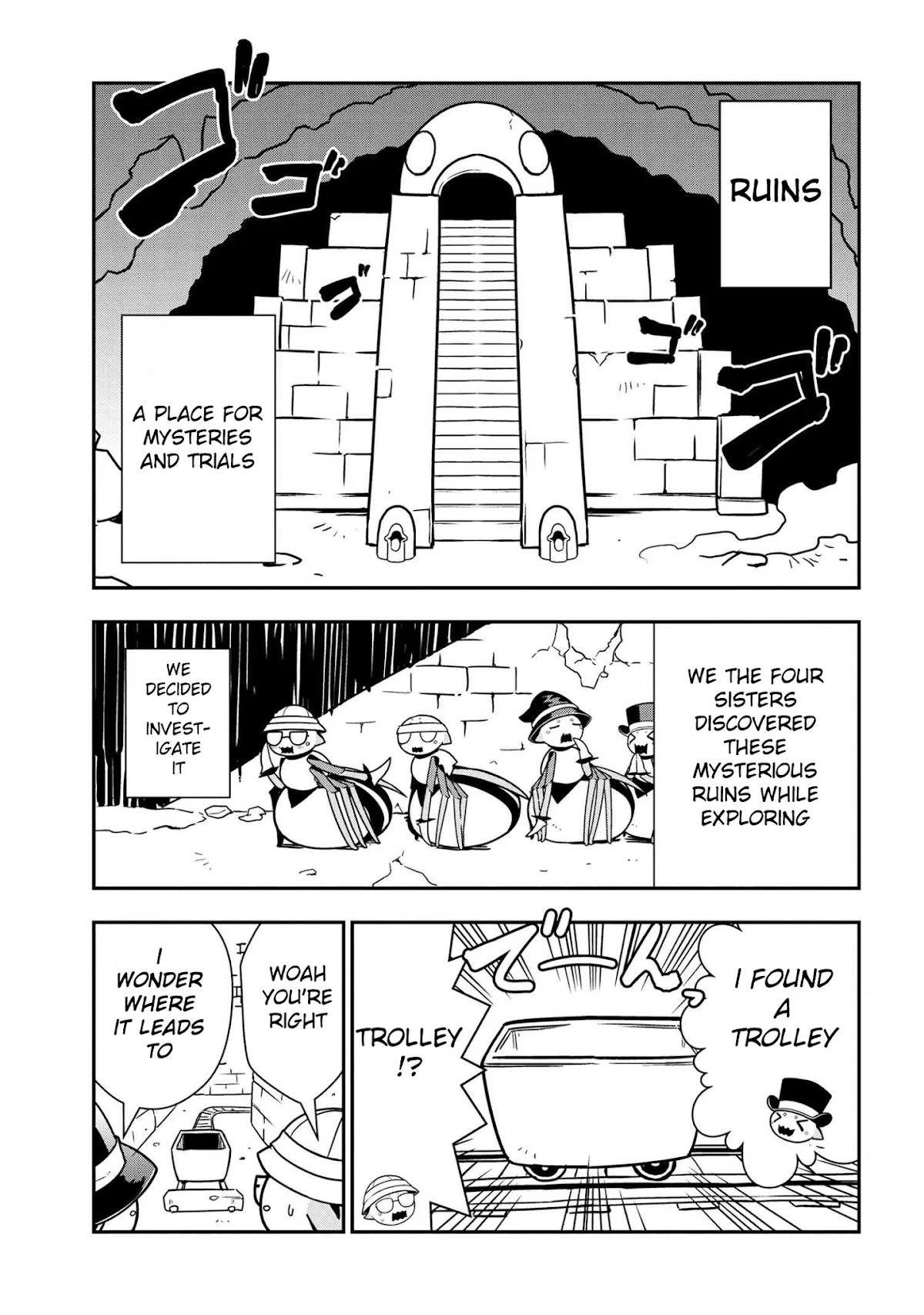 Kumo Desu ga, Nani ka? Daily Life of the Four Spider Sisters Chapter 40 page 1 - Chapter 40