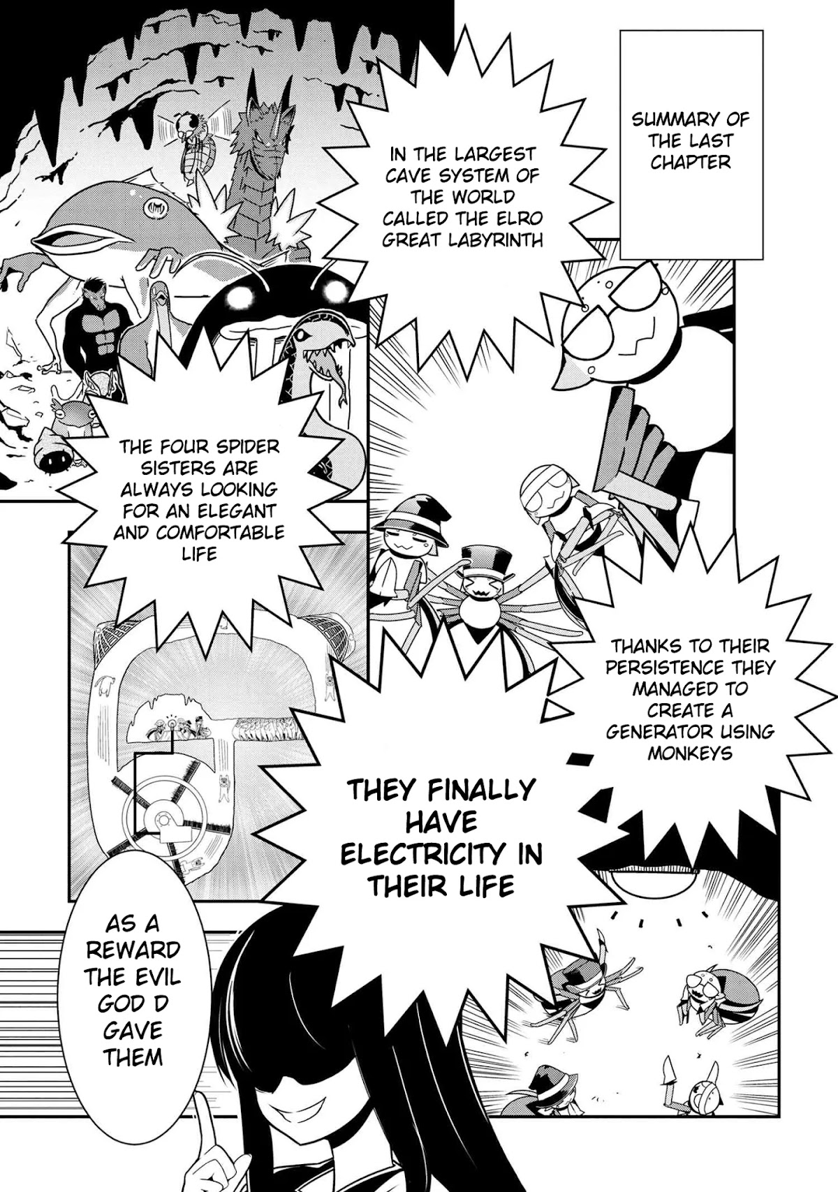Kumo Desu ga, Nani ka? Daily Life of the Four Spider Sisters Chapter 52 page 1 - Chapter 52