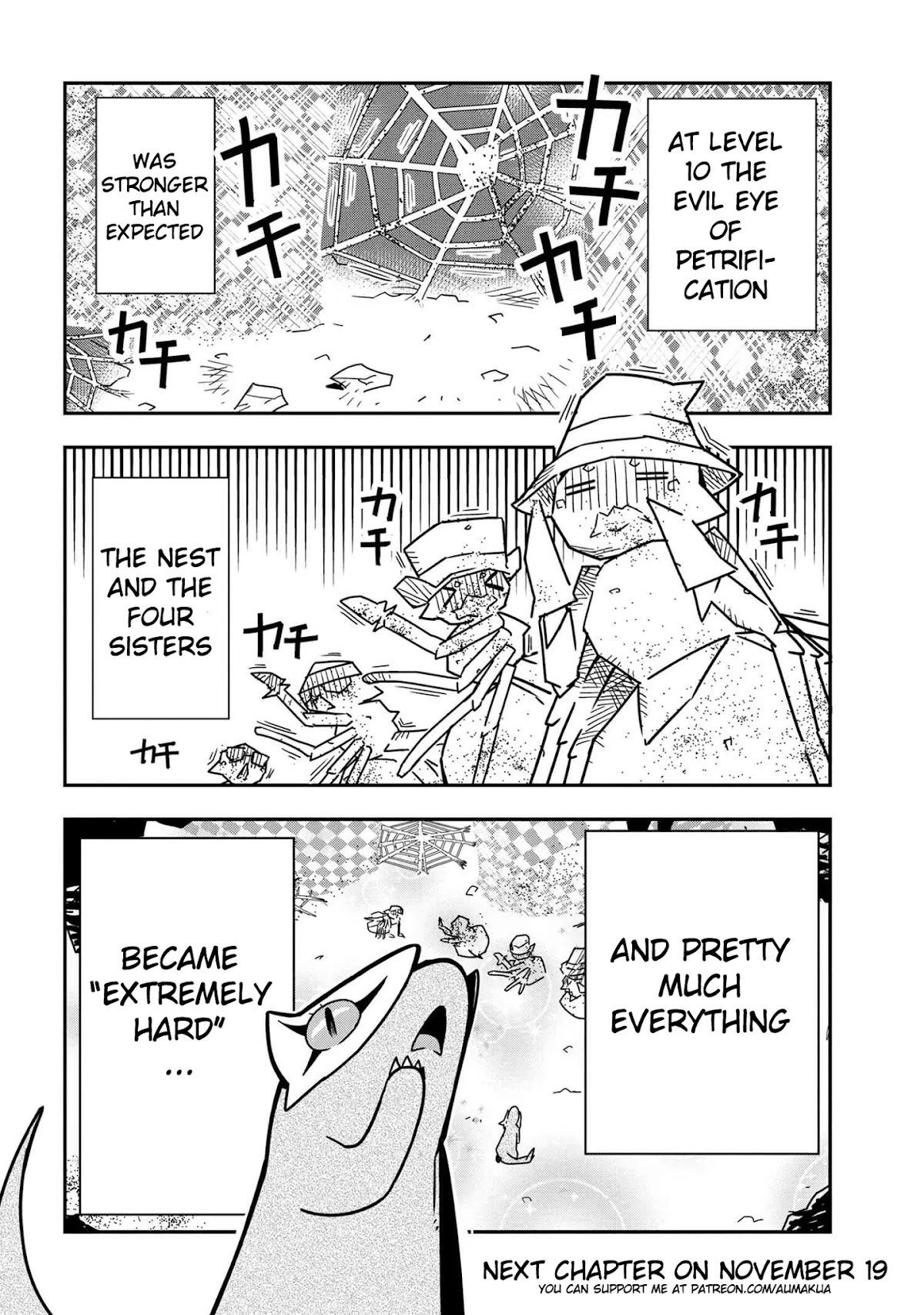 Kumo Desu ga, Nani ka? Daily Life of the Four Spider Sisters Chapter 54 page 8 - Chapter 54