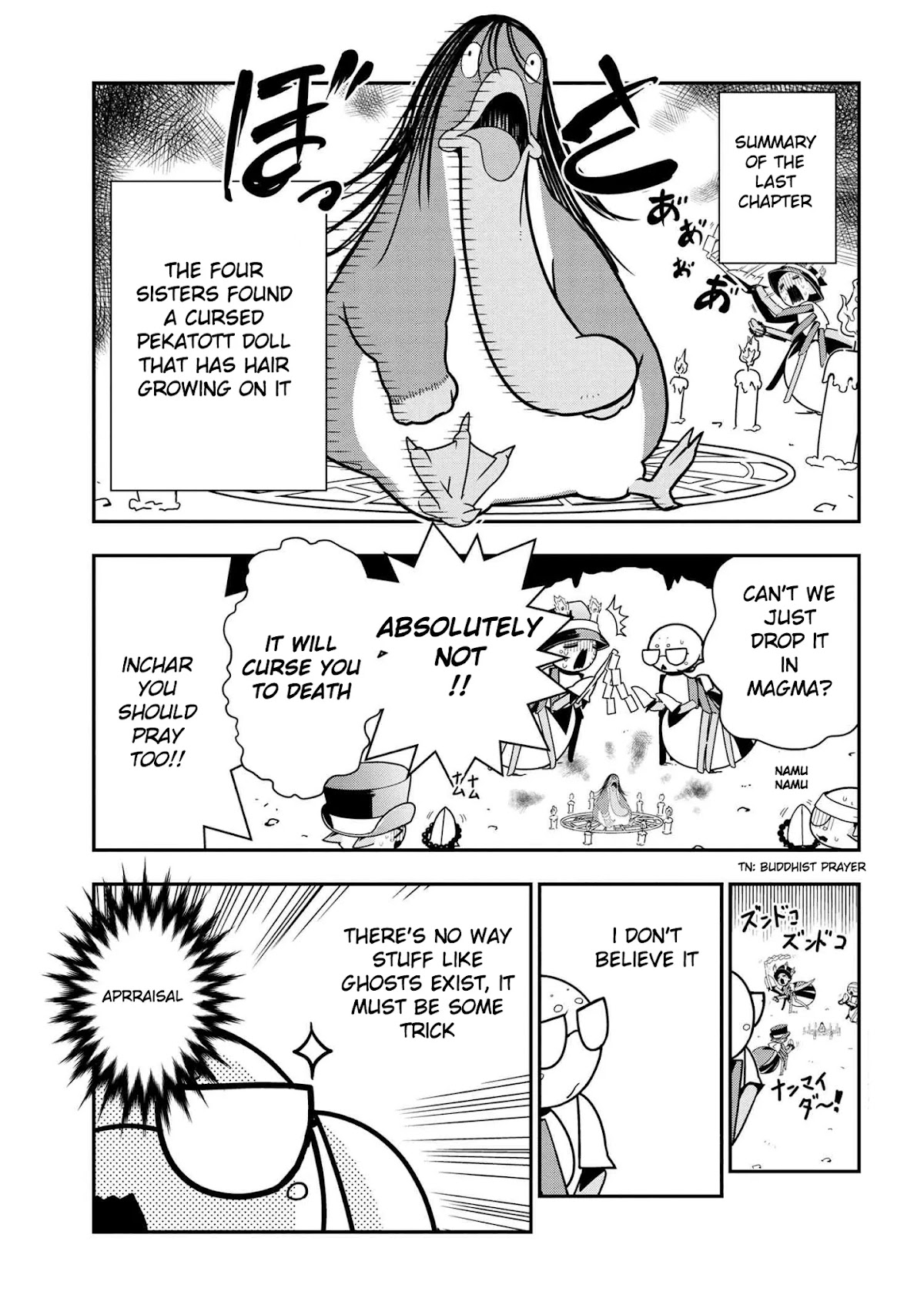 Kumo Desu ga, Nani ka? Daily Life of the Four Spider Sisters Chapter 59 page 1 - Chapter 59