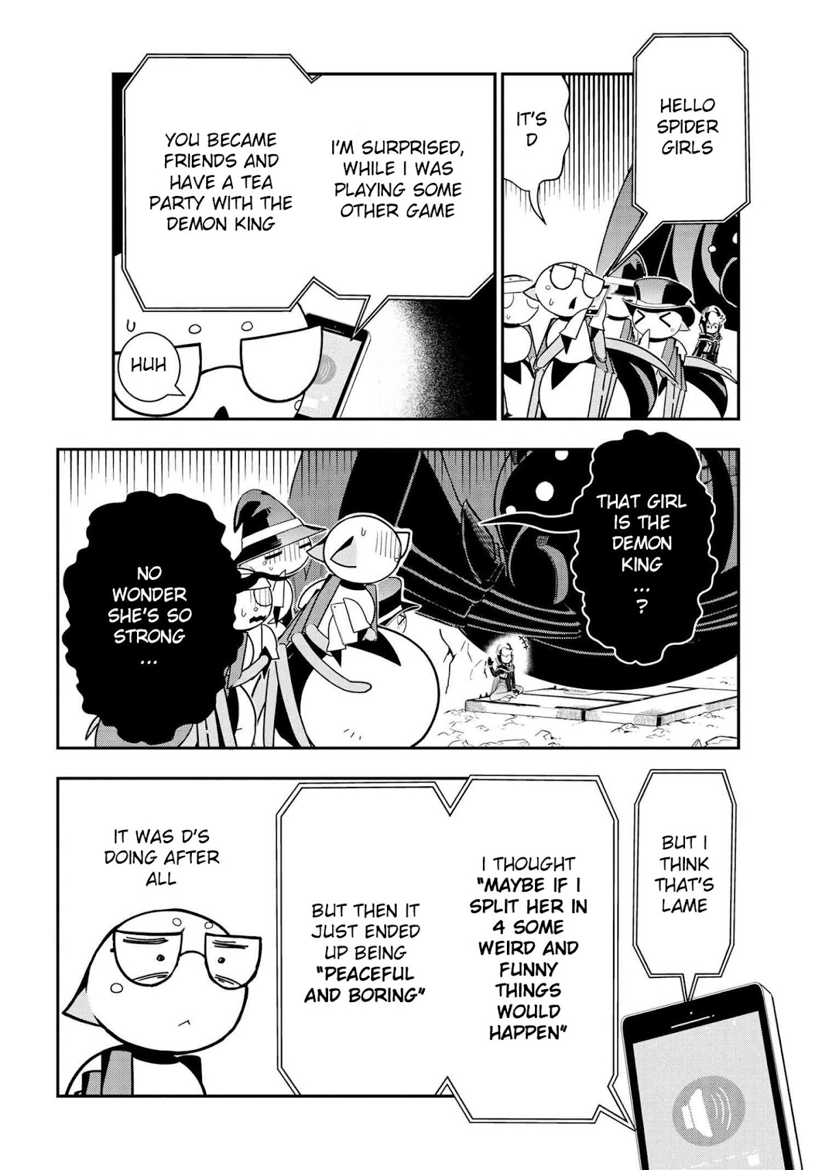 Kumo Desu ga, Nani ka? Daily Life of the Four Spider Sisters Chapter 85 page 4 - Chapter 85