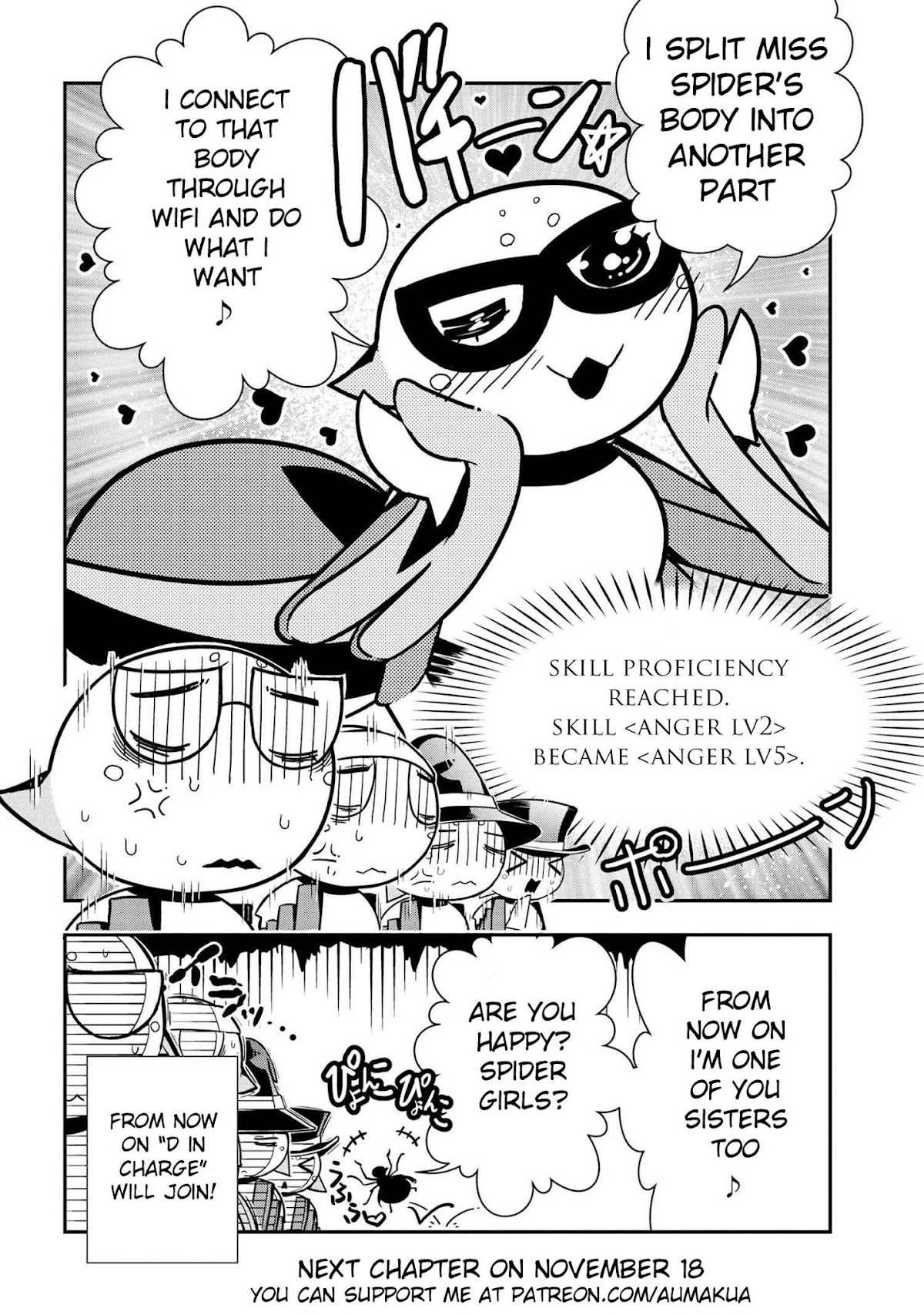 Kumo Desu ga, Nani ka? Daily Life of the Four Spider Sisters Chapter 85 page 8 - Chapter 85