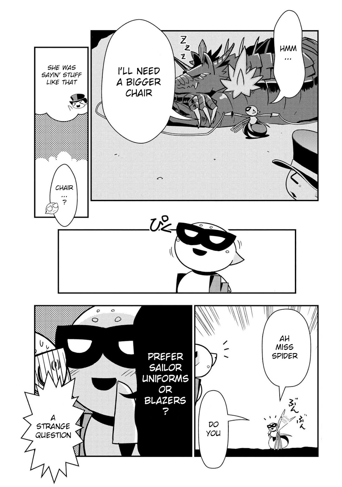 Kumo Desu ga, Nani ka? Daily Life of the Four Spider Sisters Chapter 86 page 3 - Chapter 86