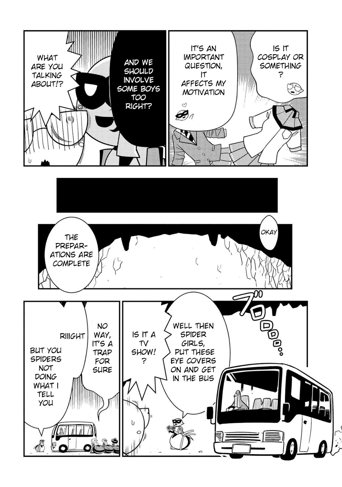 Kumo Desu ga, Nani ka? Daily Life of the Four Spider Sisters Chapter 86 page 4 - Chapter 86