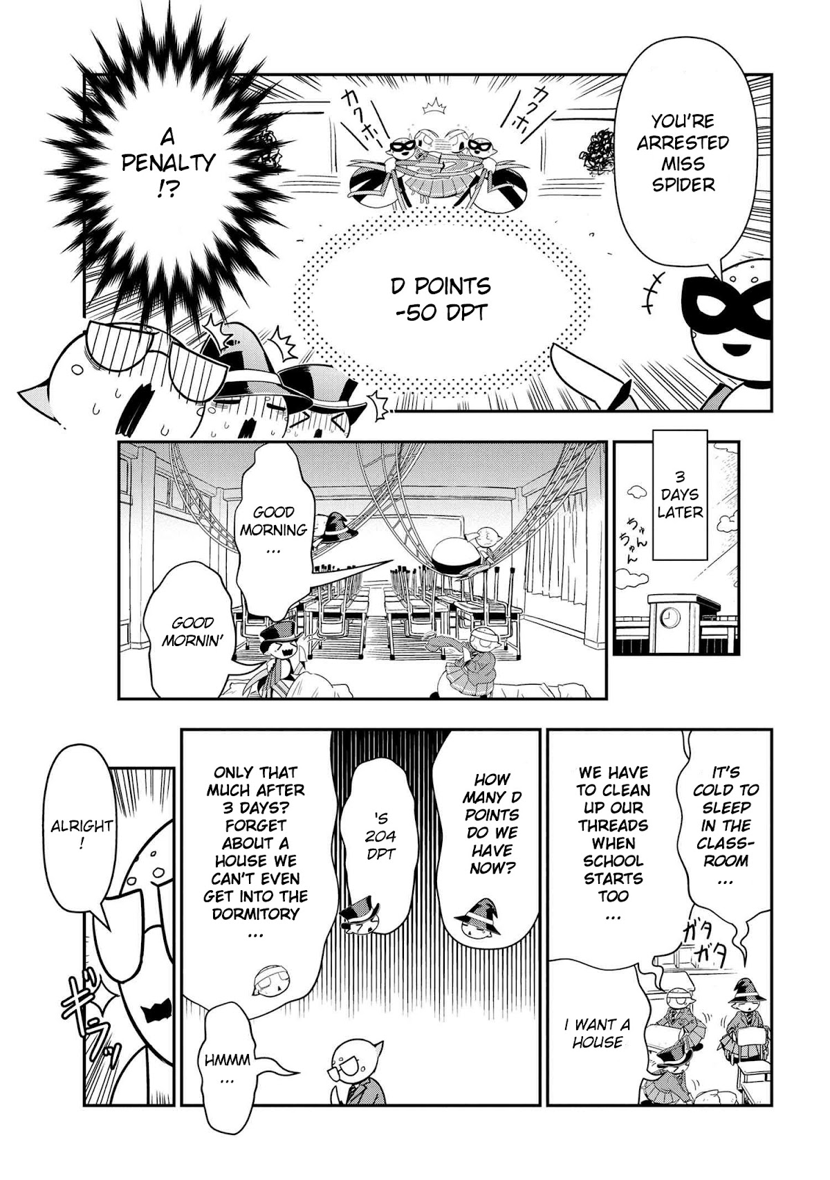 Kumo Desu ga, Nani ka? Daily Life of the Four Spider Sisters Chapter 87 page 5 - Chapter 87