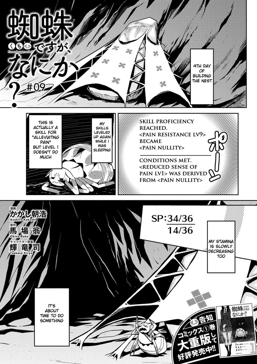 Kumo desu ga, nani ka? Chapter 9 page 1 - Chapter 9
