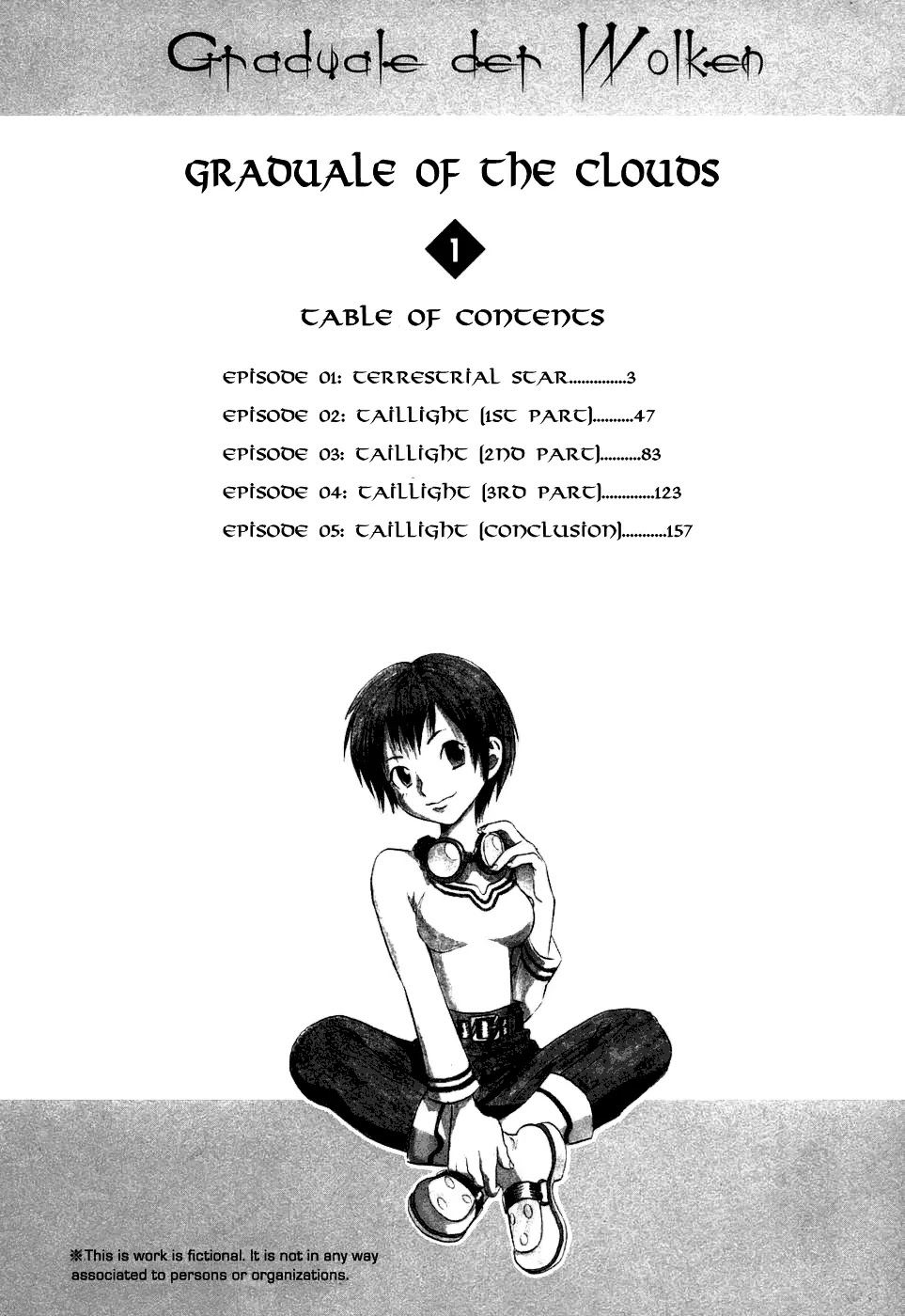 Kumo no Graduale Chapter 1 page 6 - Chapter 1 : Taillight (First Part)