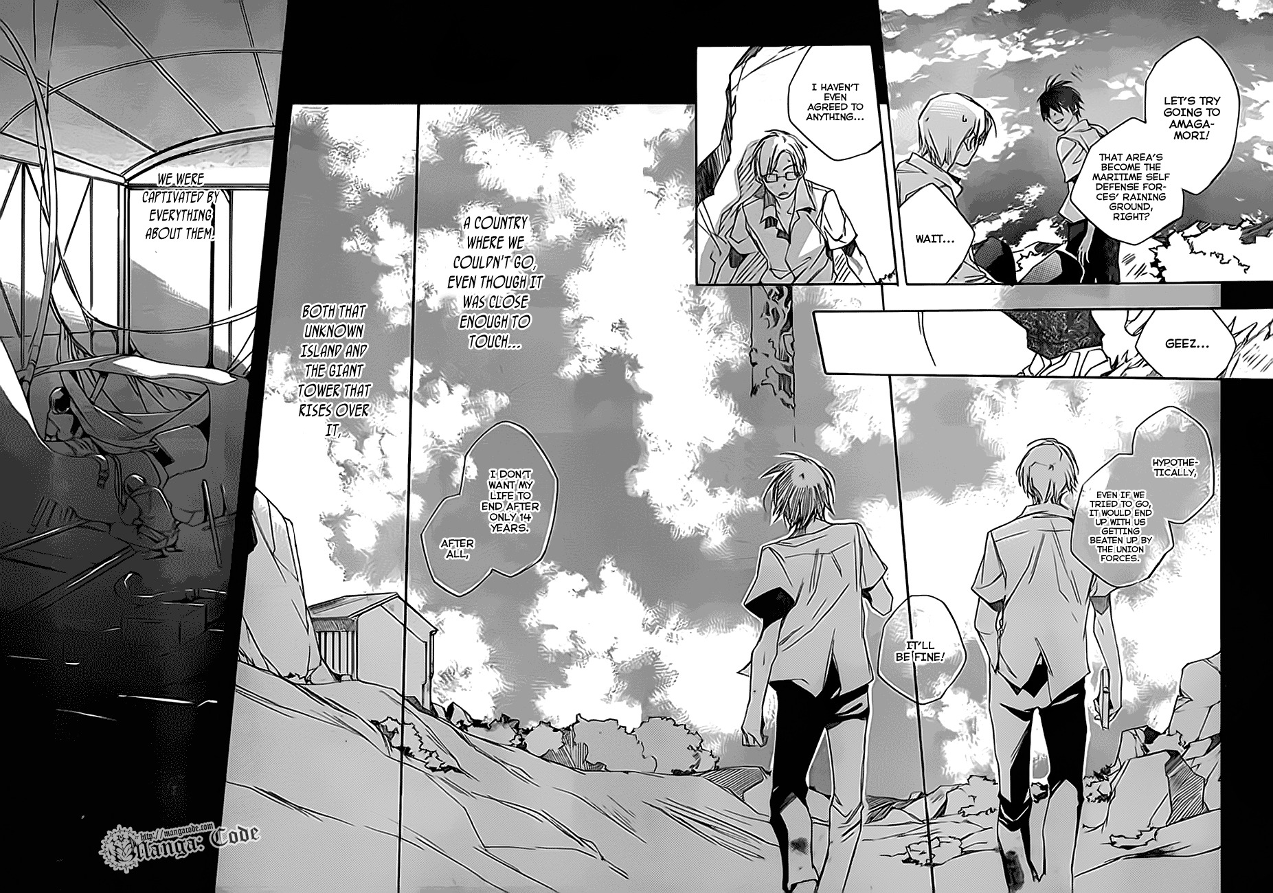 Kumo no Mukou, Yakusoku no Basho Chapter 1 page 22 - Chapter 1: Hiroki