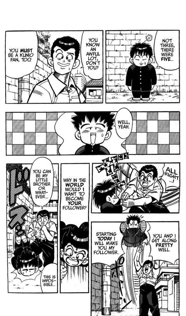 Kunio-kun Chapter 10 page 10 - Chapter 10: SPECIAL STORY: I'm The Uncompromising Kunio-Kun!!