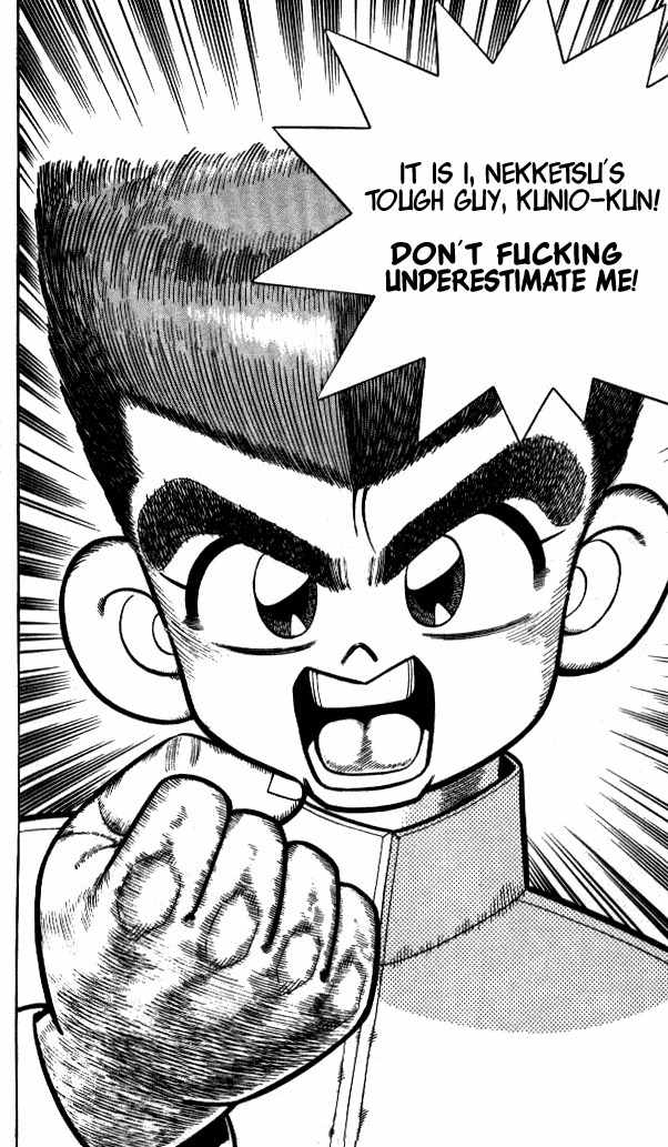 Kunio-kun Chapter 10 page 16 - Chapter 10: SPECIAL STORY: I'm The Uncompromising Kunio-Kun!!