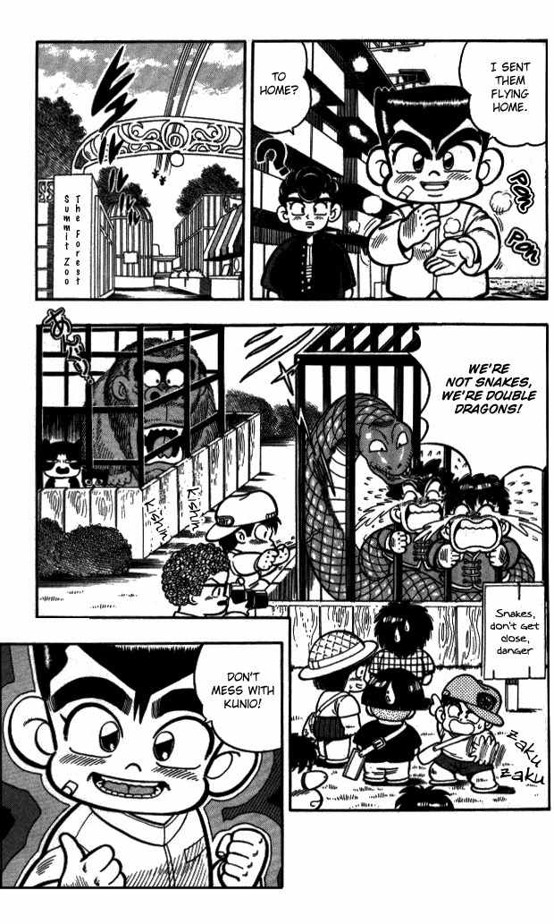 Kunio-kun Chapter 2 page 17 - Chapter 2: Double Dragon's Challenge!!