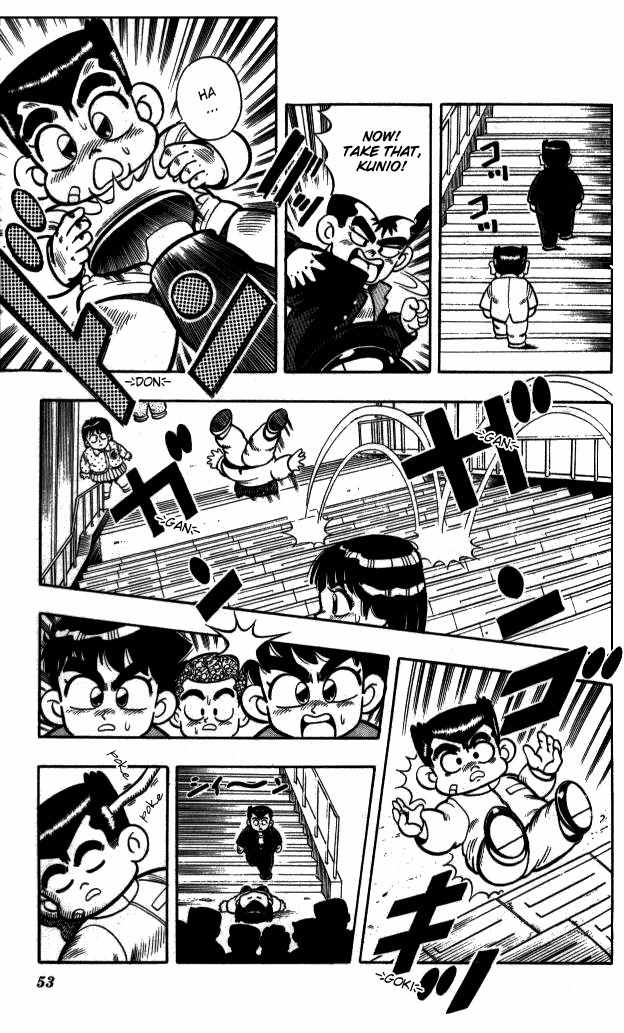 Kunio-kun Chapter 3 page 8 - Chapter 3: Kunio VS Yamada - Careless Fight!!