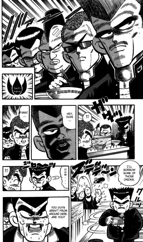 Kunio-kun Chapter 6 page 6 - Chapter 6: Can't We Fight If We Become Hungry?
