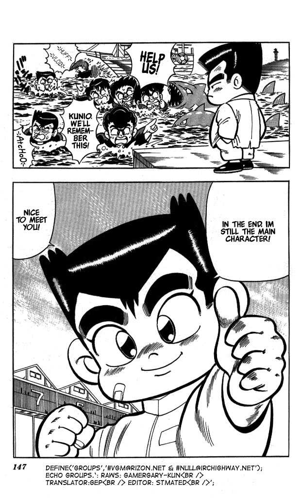 Kunio-kun Chapter 8 page 10 - Chapter 8: Who Will Become The Main Character With Control Over Nekketsu?