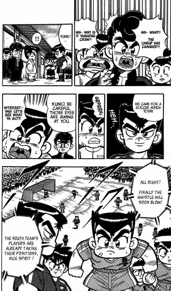Kunio-kun Chapter 9 page 10 - Chapter 9: A Fierce Fight! The Soccer Match Dispute!