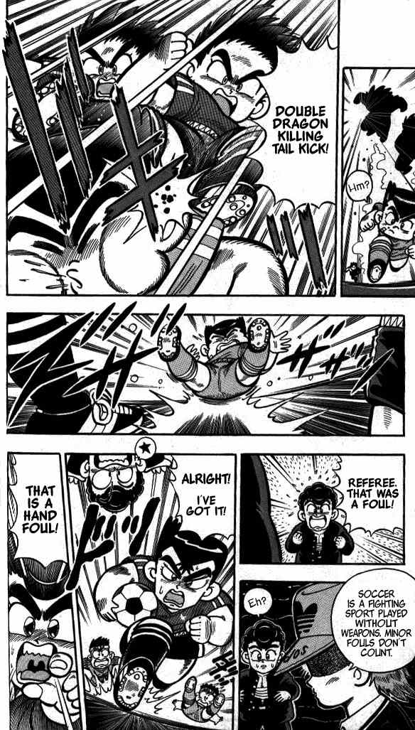 Kunio-kun Chapter 9 page 12 - Chapter 9: A Fierce Fight! The Soccer Match Dispute!