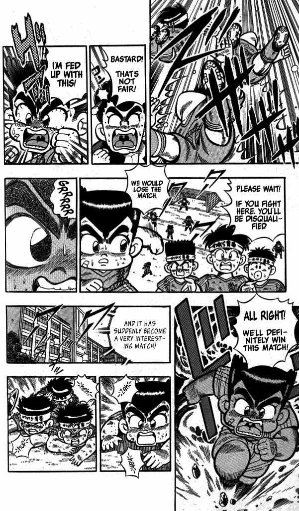 Kunio-kun Chapter 9 page 16 - Chapter 9: A Fierce Fight! The Soccer Match Dispute!