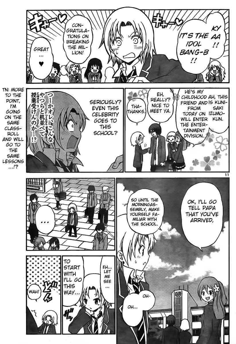 Kunisaki Izumo no Jijou Chapter 2 page 11 - Chapter 2: Transfer Destination is a Celebrity School!!