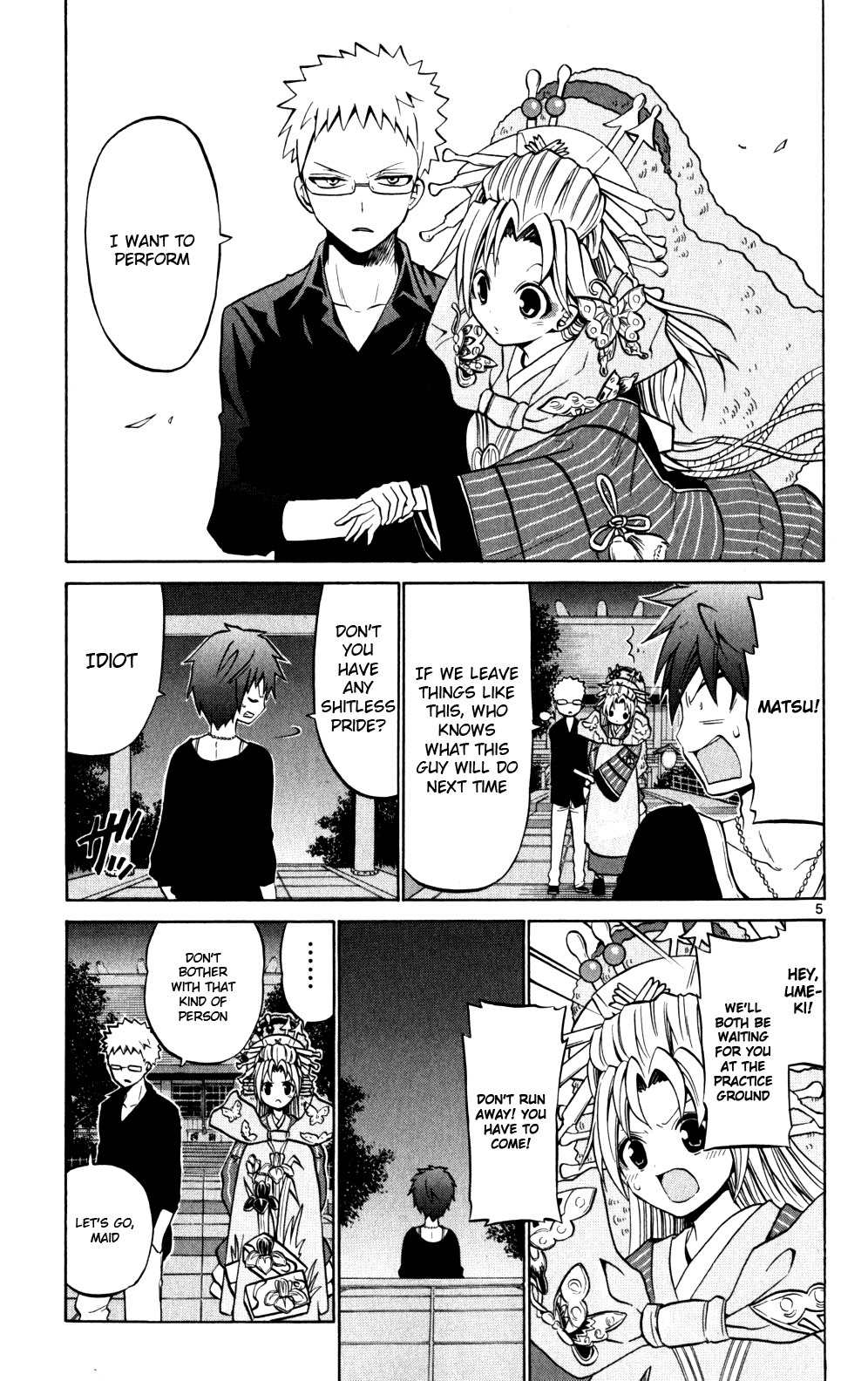 Kunisaki Izumo no Jijou Chapter 24 page 5 - Chapter 24: The Princess's Transformation Triggers a Change of Heart in the Brothers