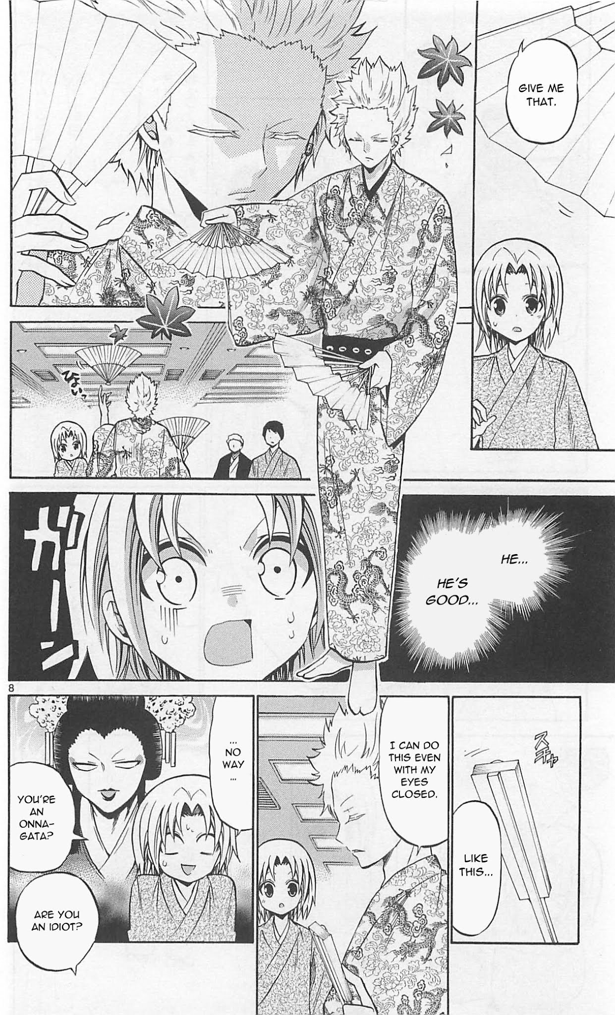 Kunisaki Izumo no Jijou Chapter 61 page 10 - Chapter 61: Fire sparks!! Fight on stage!!!