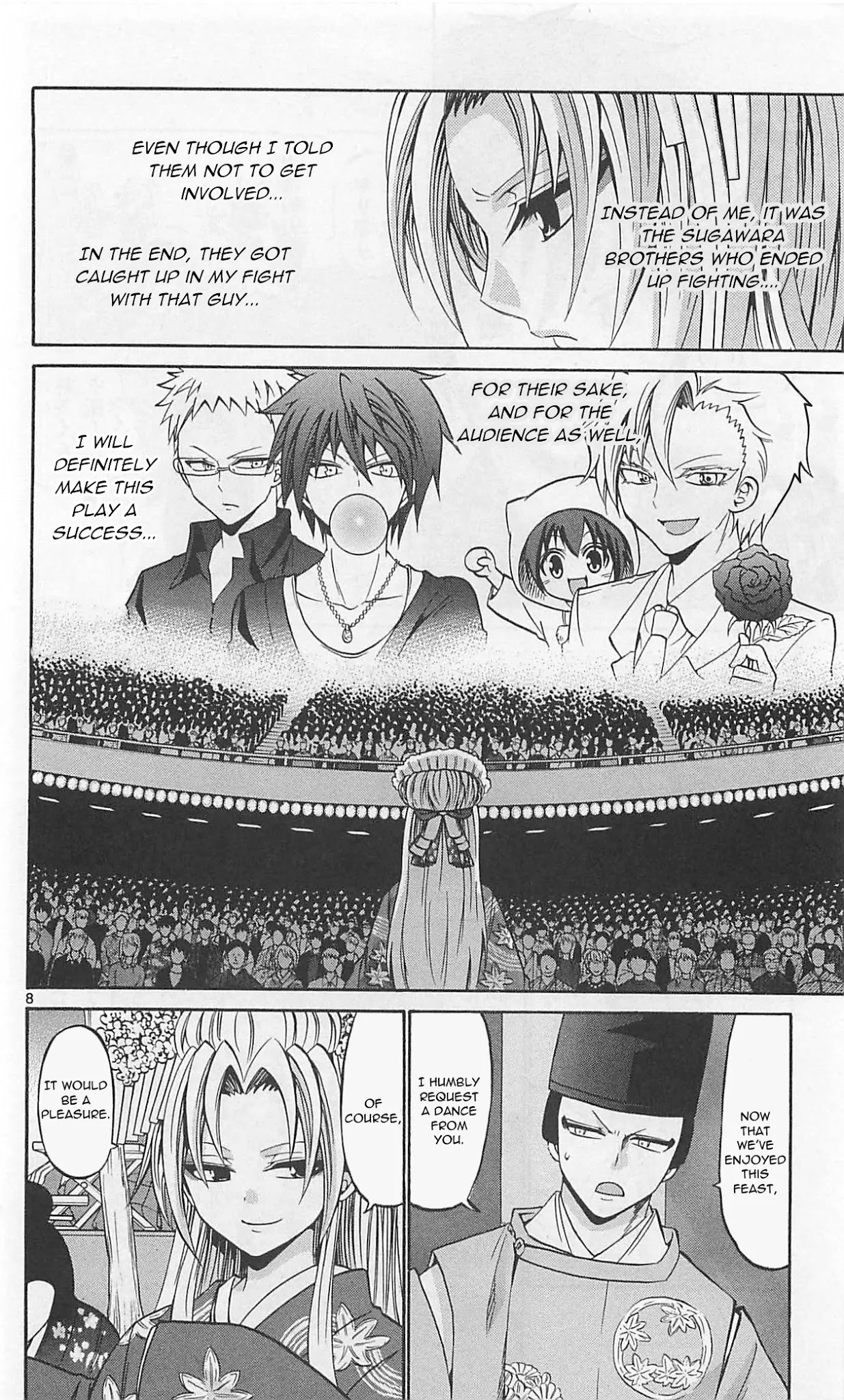 Kunisaki Izumo no Jijou Chapter 65 page 10 - Chapter 65: Battle on stage!!!
