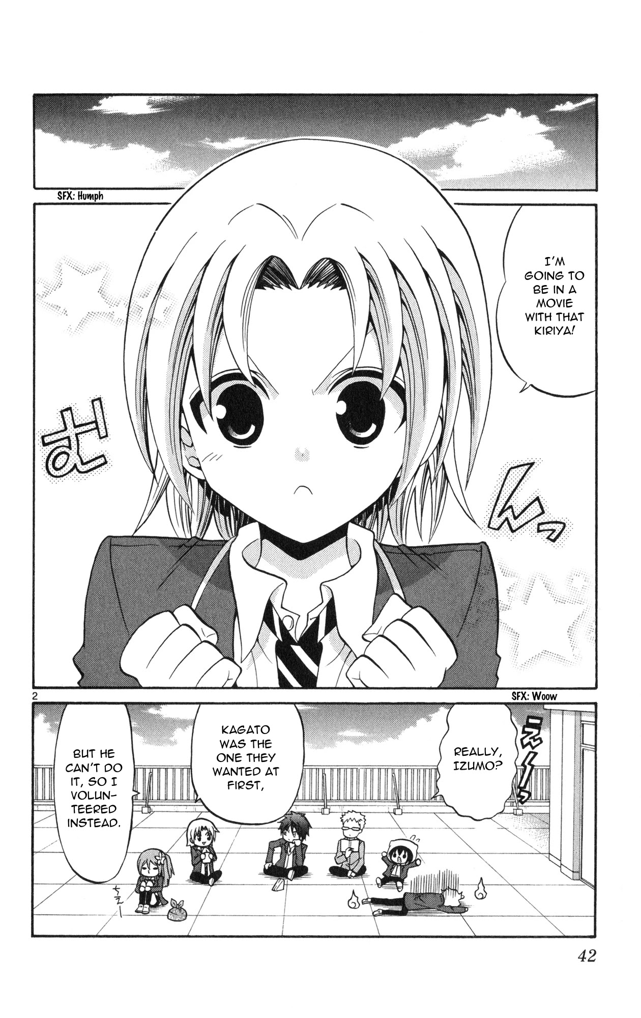 Kunisaki Izumo no Jijou Chapter 71 page 4 - Chapter 71: The princess on silver screen?!! Movie-style performance!