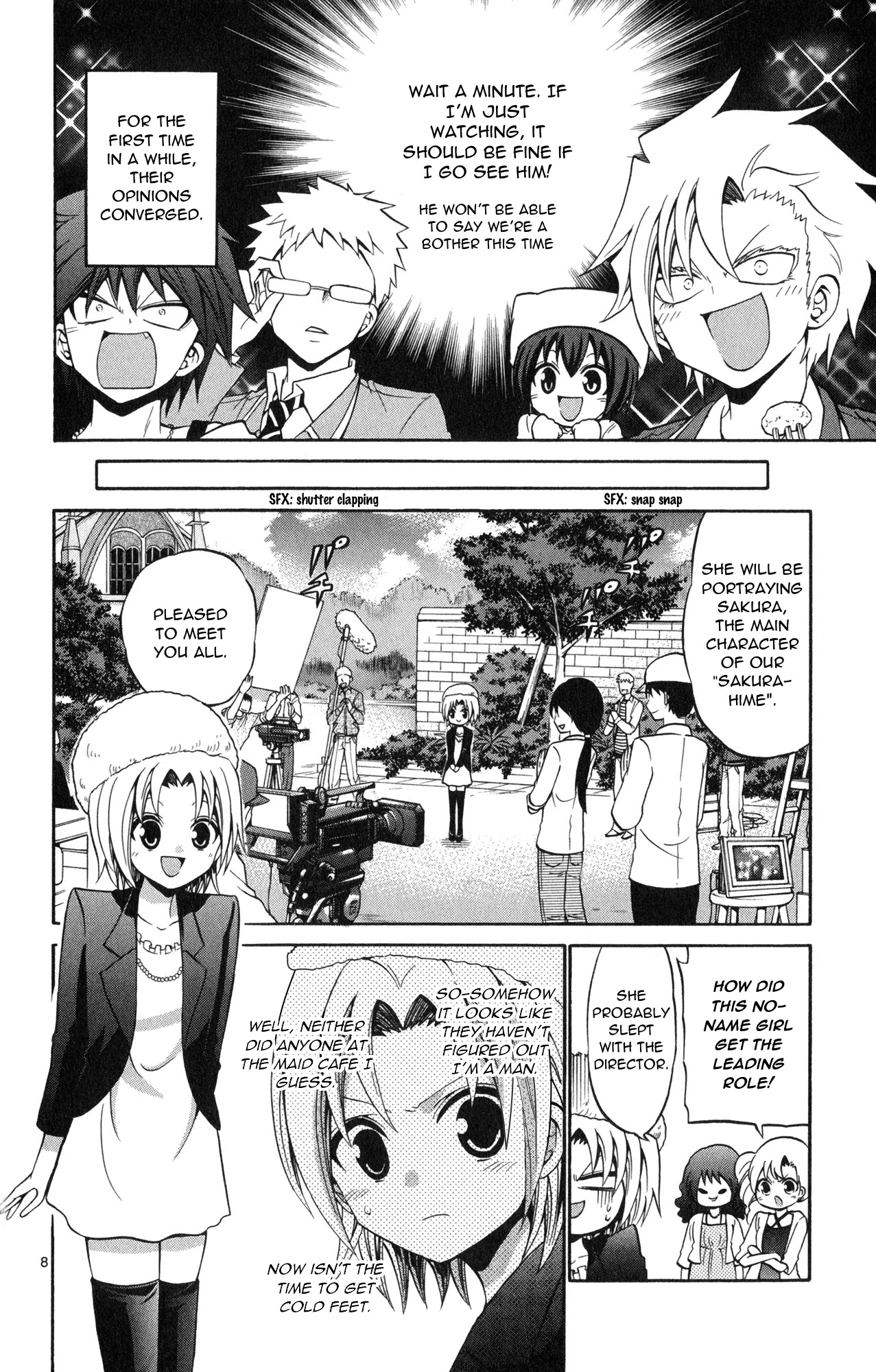 Kunisaki Izumo no Jijou Chapter 72 page 10 - Chapter 72: Movie baptism?!! Whenever, wherever, always a princess!!