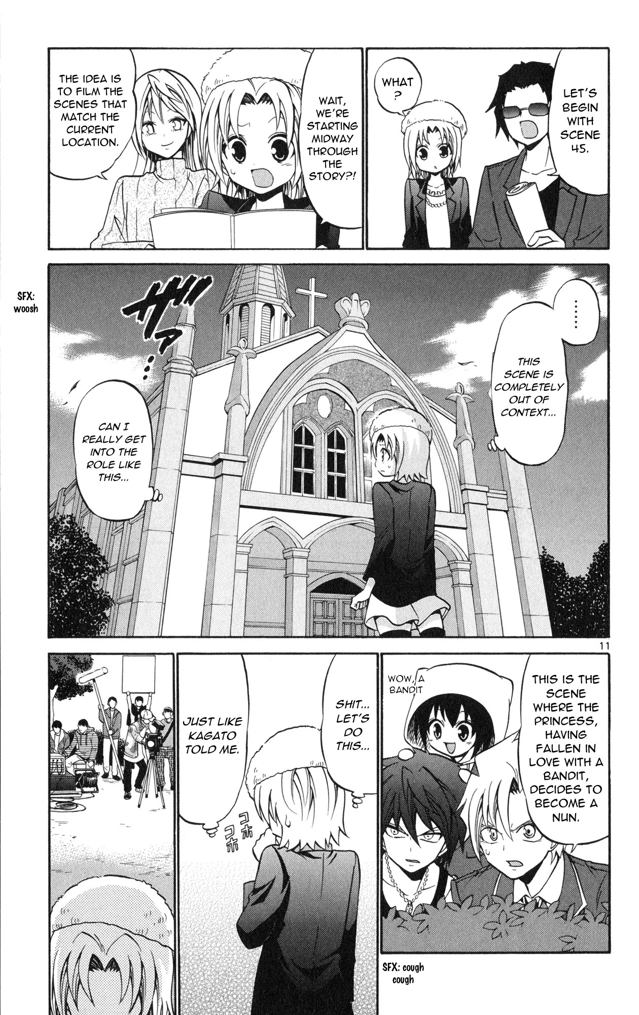 Kunisaki Izumo no Jijou Chapter 72 page 13 - Chapter 72: Movie baptism?!! Whenever, wherever, always a princess!!