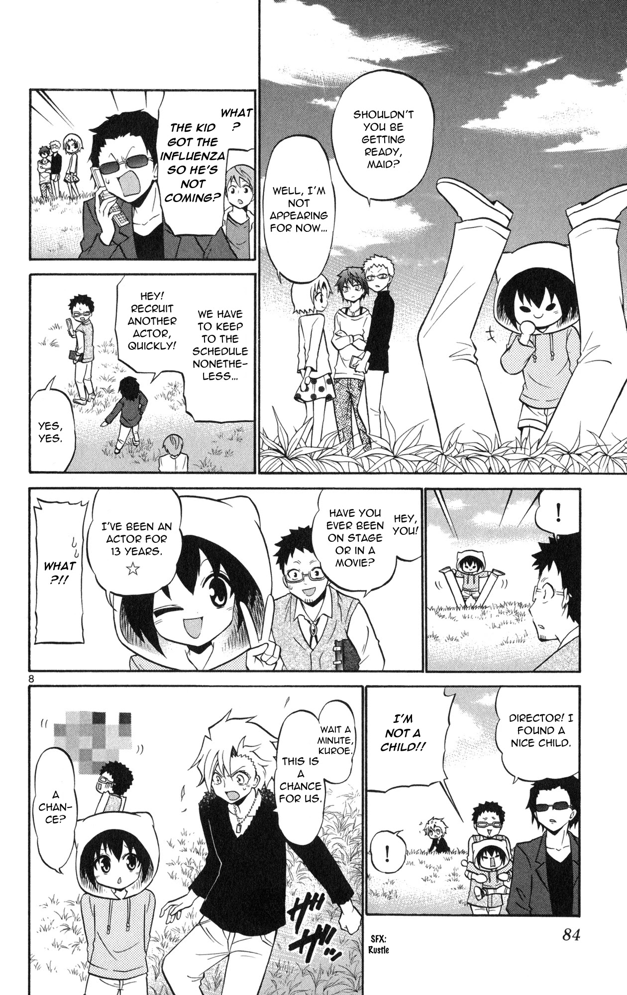 Kunisaki Izumo no Jijou Chapter 73 page 10 - Chapter 73: The kabuki actors are protecting the princess!!?