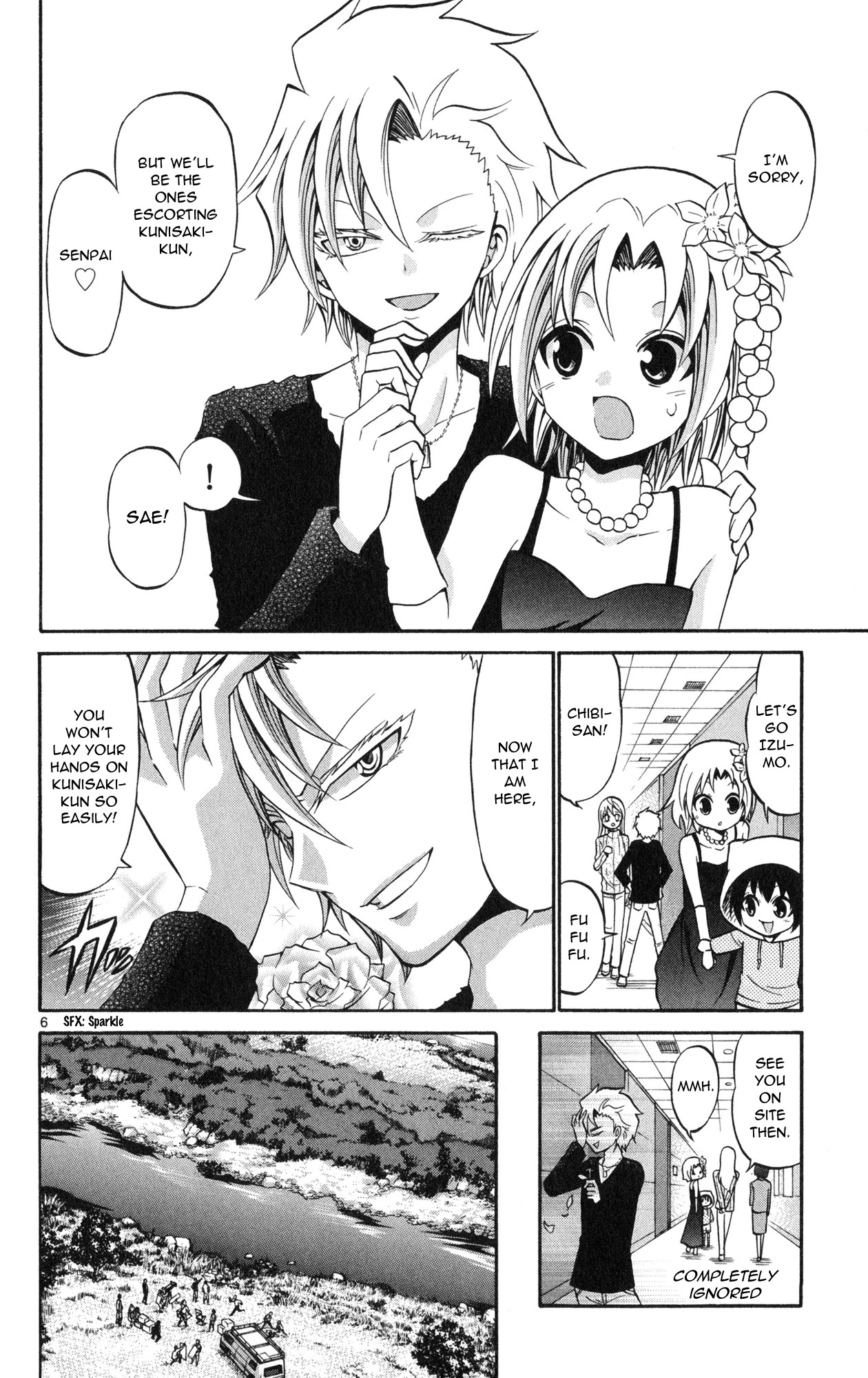 Kunisaki Izumo no Jijou Chapter 73 page 8 - Chapter 73: The kabuki actors are protecting the princess!!?