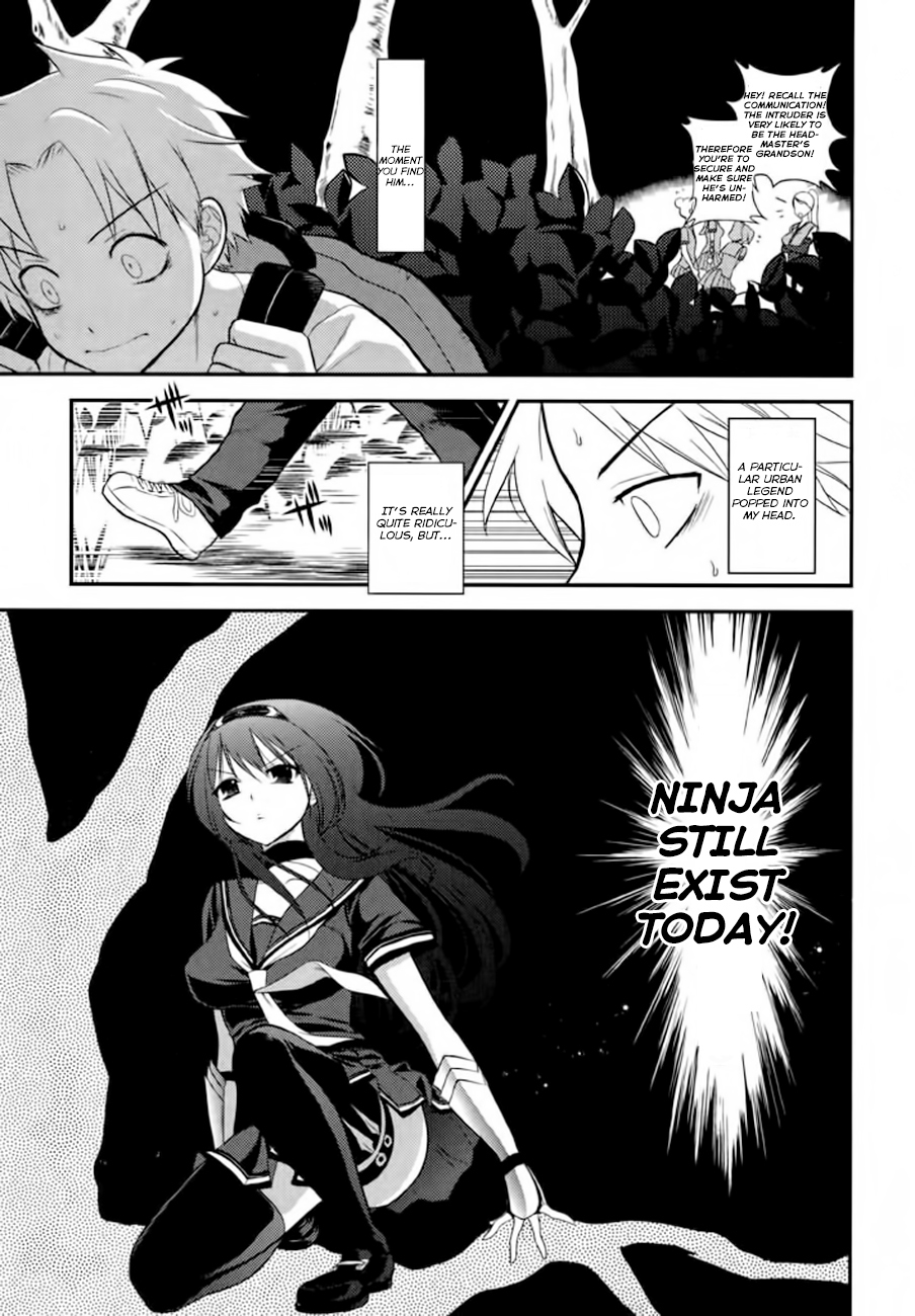 Kunoichi Gakuen Ninpouchou - Yogakure Chapter 1 page 14 - Chapter 1: Rakuou Academy