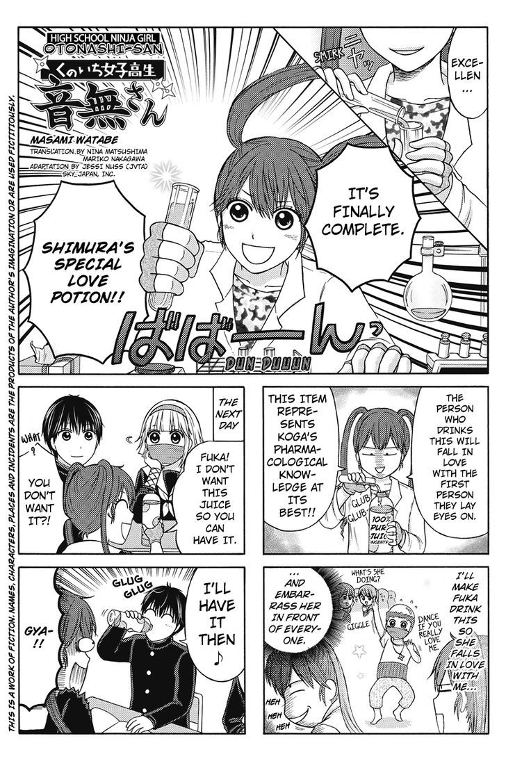 Kunoichi Joshikousei Otonashi-san Chapter 16 page 1 - Chapter 16