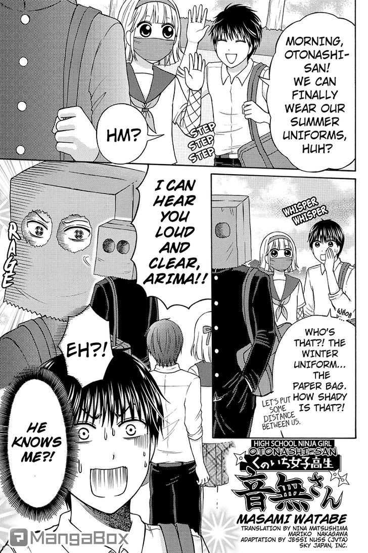 Kunoichi Joshikousei Otonashi-san Chapter 30 page 1 - Chapter 30