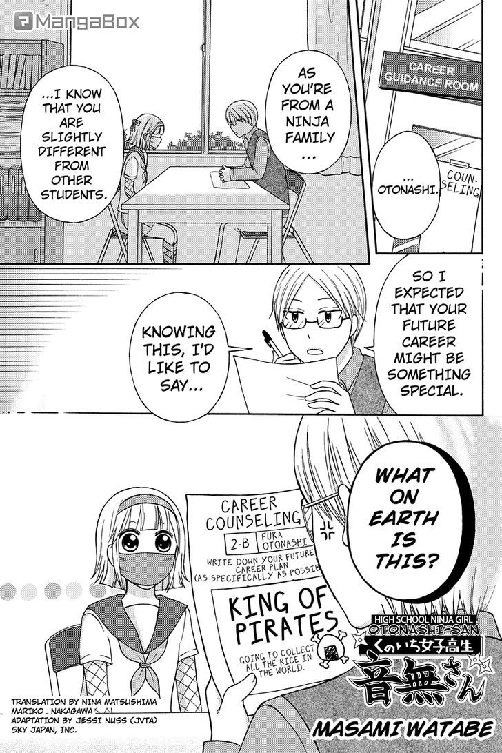 Kunoichi Joshikousei Otonashi-san Chapter 31 page 1 - Chapter 31