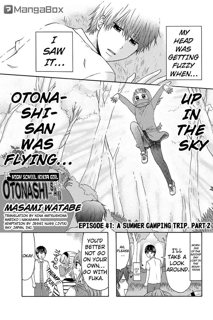 Kunoichi Joshikousei Otonashi-san Chapter 41 page 1 - Chapter 41