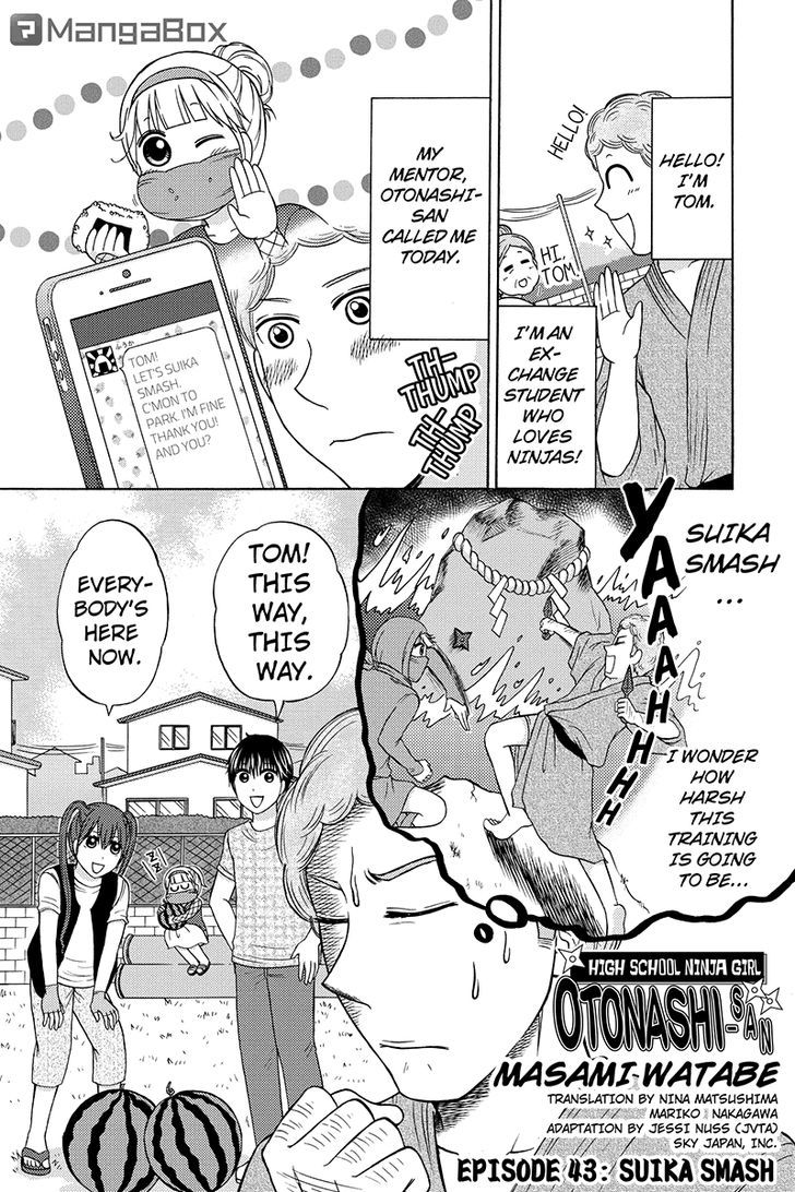 Kunoichi Joshikousei Otonashi-san Chapter 43 page 1 - Chapter 43