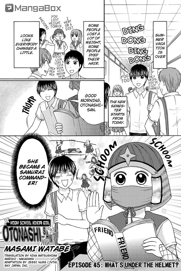 Kunoichi Joshikousei Otonashi-san Chapter 45 page 1 - Chapter 45