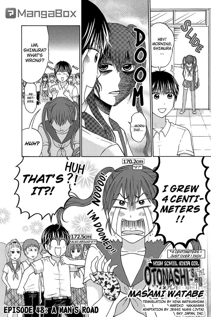 Kunoichi Joshikousei Otonashi-san Chapter 48 page 1 - Chapter 48