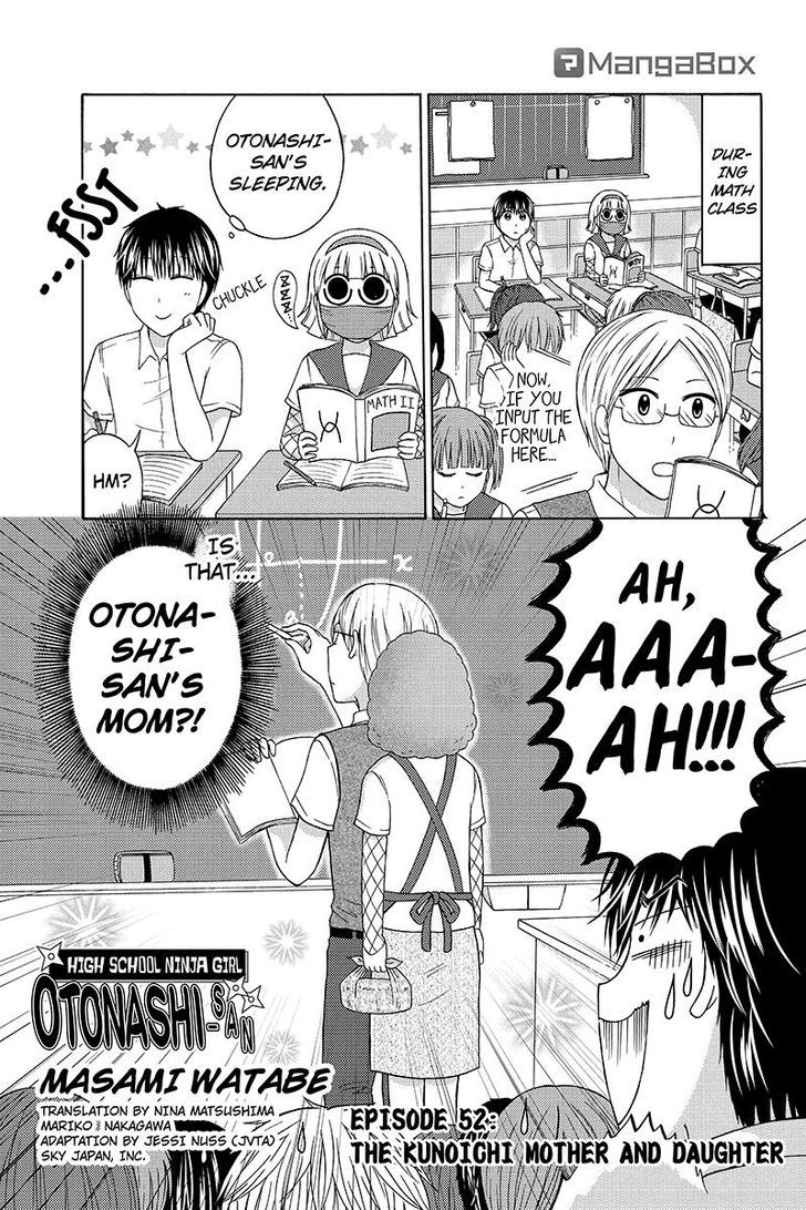 Kunoichi Joshikousei Otonashi-san Chapter 52 page 1 - Chapter 52