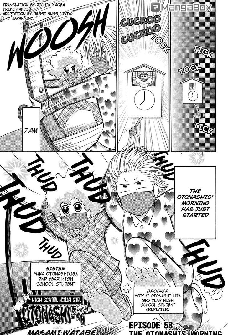 Kunoichi Joshikousei Otonashi-san Chapter 53 page 1 - Chapter 53