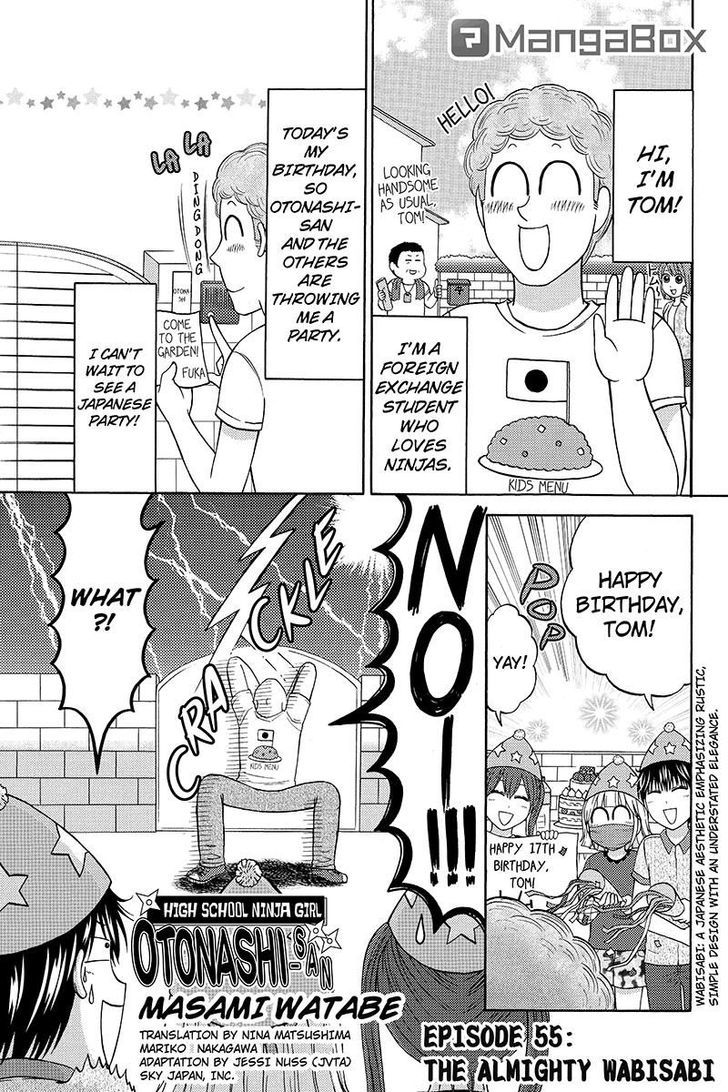 Kunoichi Joshikousei Otonashi-san Chapter 55 page 1 - Chapter 55