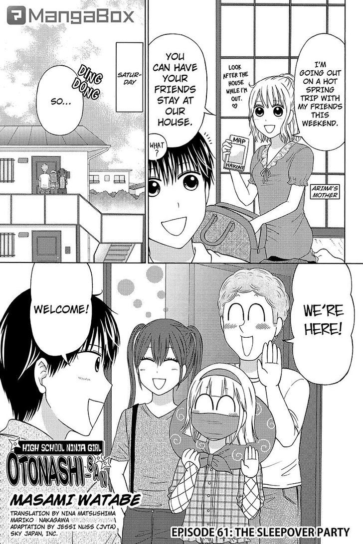 Kunoichi Joshikousei Otonashi-san Chapter 61 page 1 - Chapter 61
